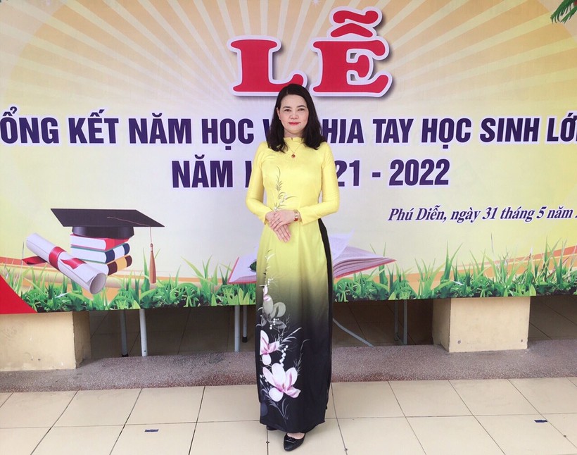 Cô giáo Phạm Thị Hường - Giáo viên Trường THCS Phú Diễn (Hà Nội).