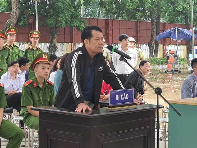 Bị cáo Nguyễn Văn Sướng tại phiên xét xử.