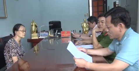 Nữ quái Nguyễn Thị My bị cơ quan chức năng tỉnh Hà Nam bắt giữ khi đang lẩn trốn tại Ninh Thuận.