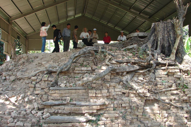 Thăm dò khảo cổ tại di tích Néang Son tại An Giang