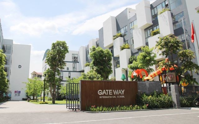 Trường Quốc tế Gateway (quận Cầu Giấy, Hà Nội), nơi xảy ra vụ việc  (Ảnh IT).