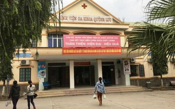 Bệnh viện Đa khoa huyện Quỳnh Lưu nơi xảy ra vụ việc (internet)