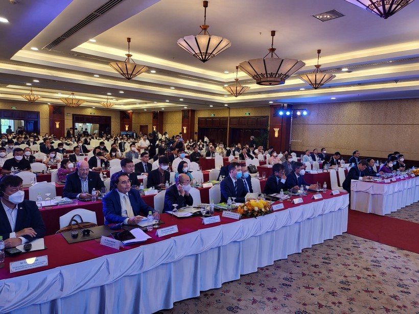 Toàn cảnh Hội nghị xúc tiến đầu tư Quảng Bình năm 2022 tại thành phố Hồ Chí Minh.