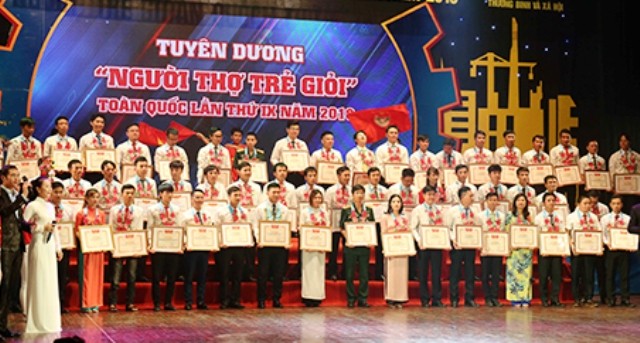 Giải thưởng “Người thợ trẻ giỏi” nhằm tôn vinh, khen thưởng những người thợ trẻ có tay nghề cao, có thành tích xuất sắc trong lao động...