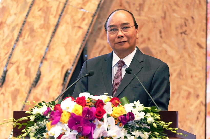 Thủ tướng Nguyễn Xuân Phúc phát biểu tại Diễn đàn quốc gia “Nâng tầm kỹ năng lao động Việt Nam” 