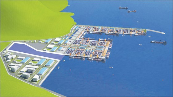 Phối cảnh dự án Bến cảng Liên Chiểu. 
