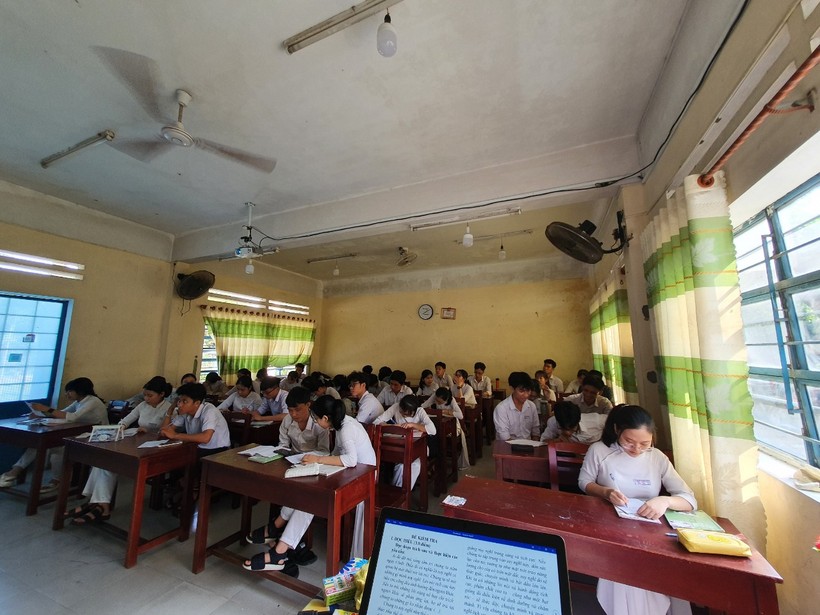 Học sinhTrường THPT Phan Thành Tài (TP Đà Nẵng) trong giờ học.