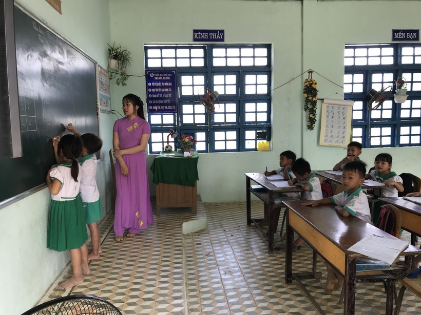 Học sinh trường tiểu học trên địa bàn tỉnh Quảng Nam. 