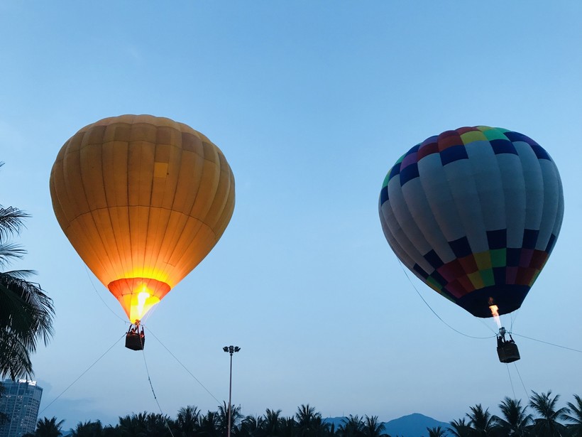 Ngày hội khinh khí cầu ở Đà Nẵng vào năm 2019. Ảnh tư liệu. 