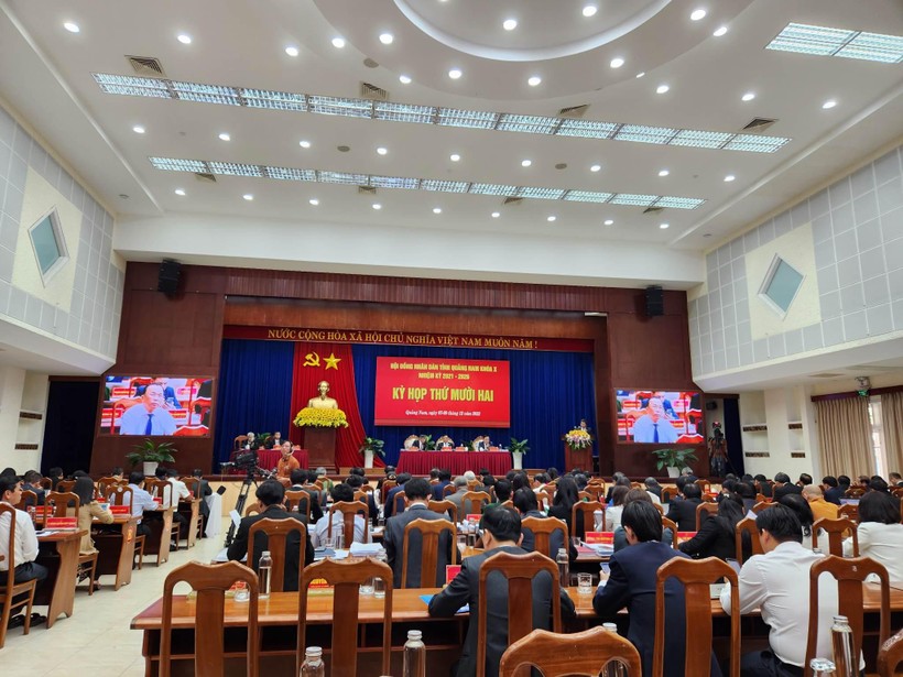 HĐND tỉnh Quảng Nam đã khai mạc kỳ họp thứ 12. 