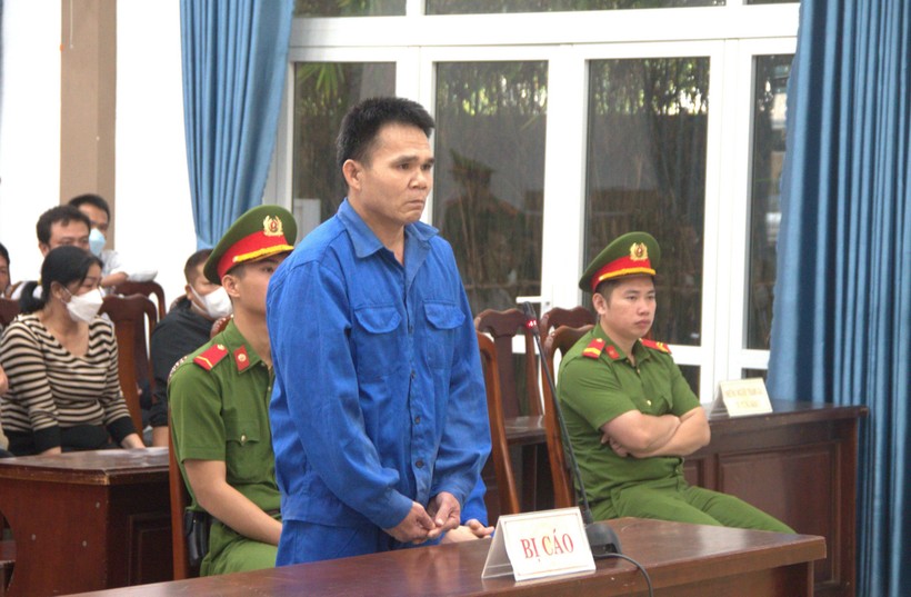 Bị cáo Nông tại phiên tòa. Ảnh: Trần Trang.