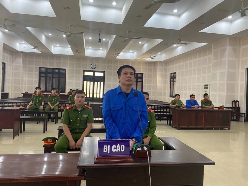Bị cáo Lê Văn La tại phiên tòa. Ảnh: Trần Trang. 