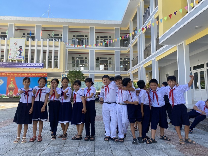 Học sinh Trường Tiểu học Hoà Bắc (huyện Hoà Vang, TP Đà Nẵng).