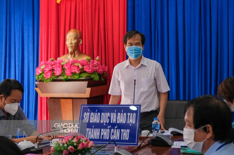 Ông Nguyễn Phúc Tăng, Phó Giám đốc Sở GD&ĐT TP Cần Thơ phát biểu chỉ đạo.