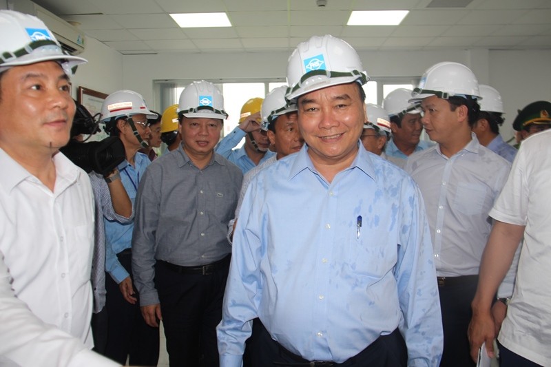 Thủ tướng Chính phủ Nguyễn Xuân Phúc kiểm tra tại Formosa Hà Tĩnh 