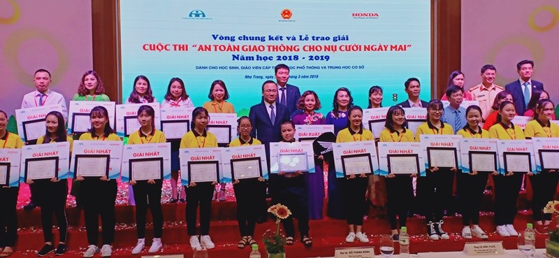 Cuộc thi ATGT cho nụ cười ngày mai toàn quốc tổ chức tại Nha Trang.