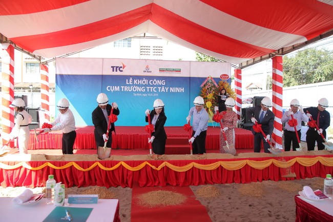 Lễ khởi công Trường liên cấp TTC Tây Ninh.