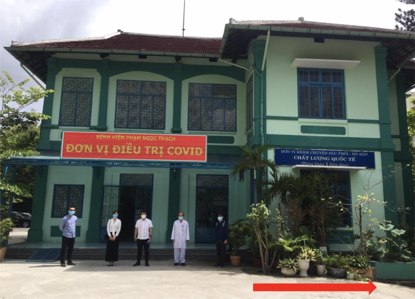 Bệnh viện Phạm Ngọc Thạch chuyển một nửa thành đơn vị điều trị Covid-19 (Ảnh: Sở Y tế TP)