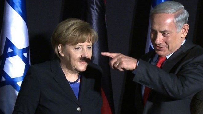 Ảnh “độc” về Thủ tướng Đức gây sốt trên mạng