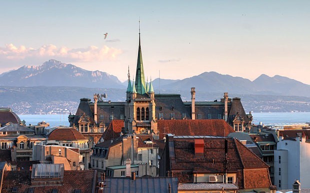Thành phố Lausanne. Ảnh: Alamy.
