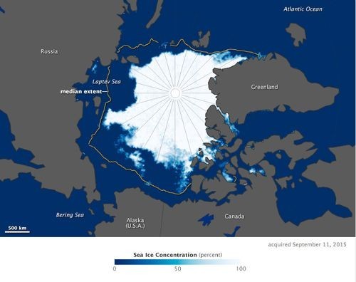 Băng Bắc Cực đạt mức thấp kỷ lục thứ tư trong mùa hè vừa qua