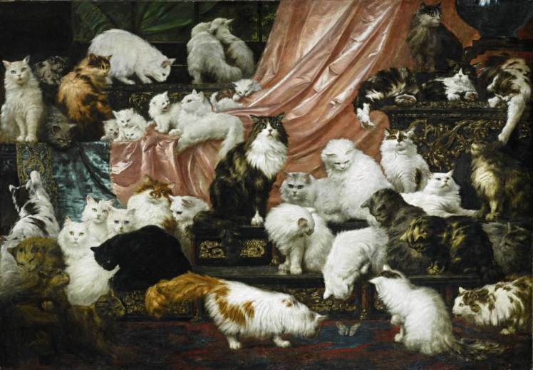 Bức tranh đại gia đình mèo trị giá hơn 6 tỷ đồng