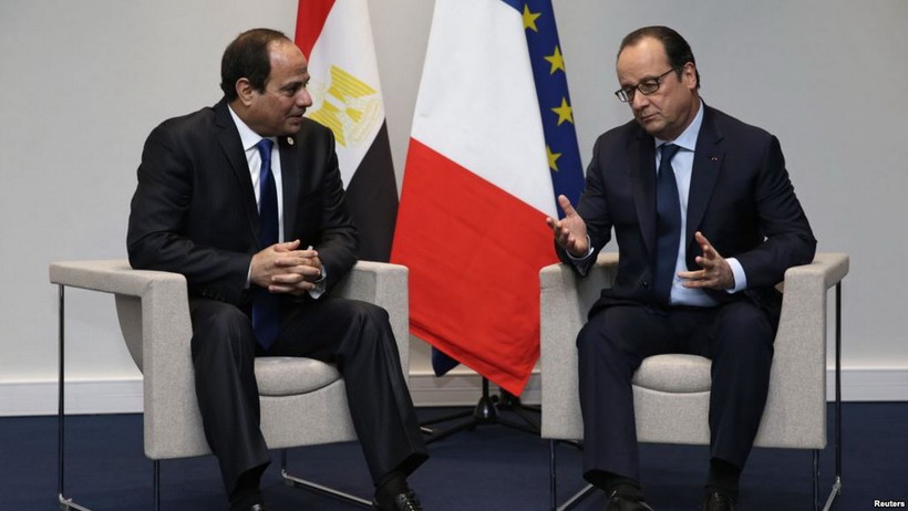 Pháp và Ai Cập ký các hợp đồng mua bán vũ khí trị giá 1 tỷ euro