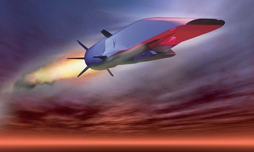 Mô hình tên lửa siêu vượt âm Yu-71 của Nga. Ảnh: National Interest