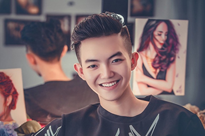 Chàng trai 16 tuổi chuyên vẽ chân dung sao Việt