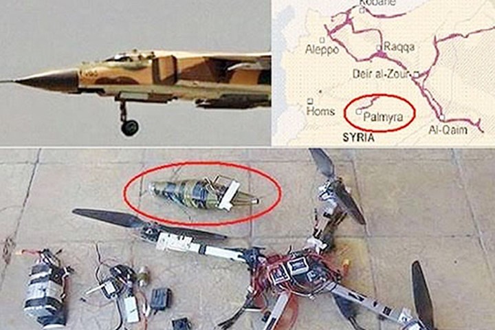 IS tung vào trận máy bay không người lái mang bom cảm tử