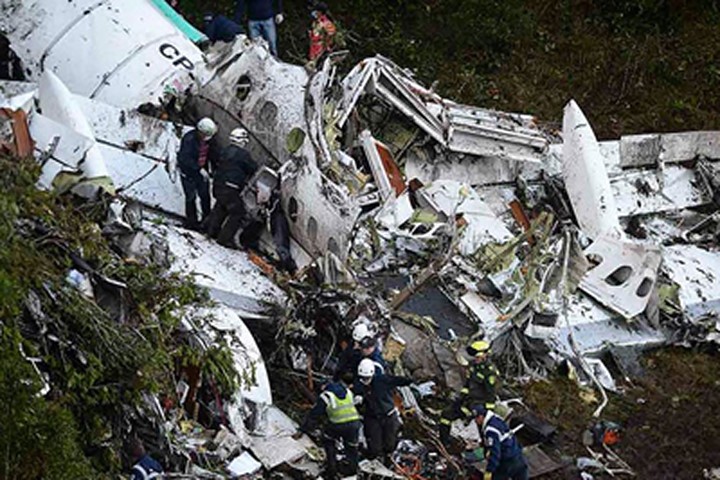 Vụ rơi máy bay Colombia khiến 71 người chết hoàn toàn do lỗi chủ quan