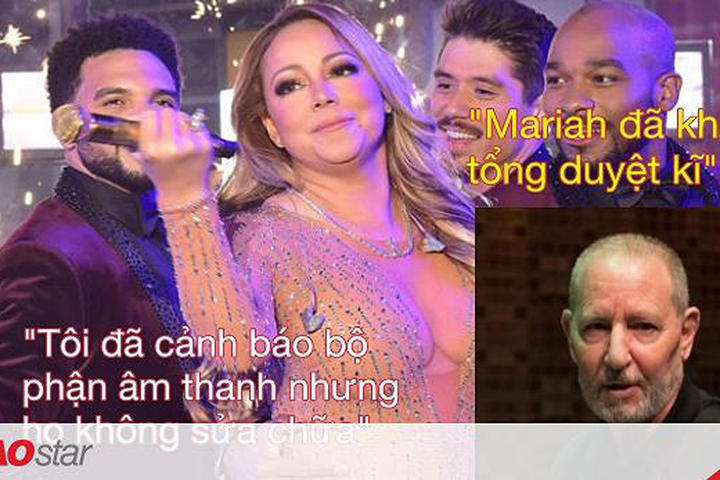 Mariah Carey đổ lỗi cho nhà sản xuất sau sự cố hát nhép chấn động thế giới