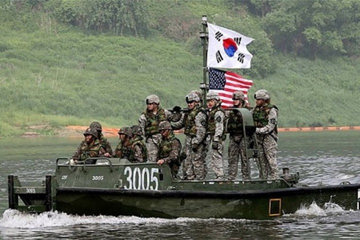 Lực lượng phản ứng nhanh Mỹ tham gia tập trận chung với Hàn Quốc