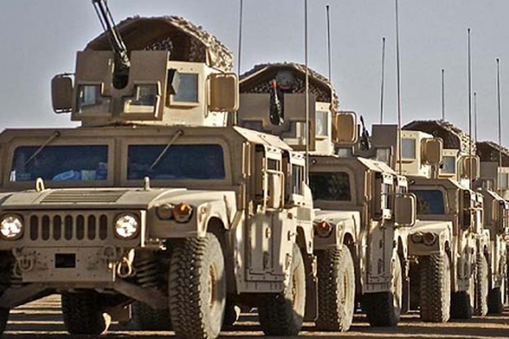 Xe bọc thép Mỹ trong biên chế quân đội Ả Rập Saudi

