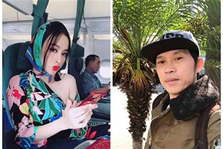 Angela Phương Trinh diện áo lệch vai, Hoài Linh đăng hình "cho Facebook đỡ mốc meo"