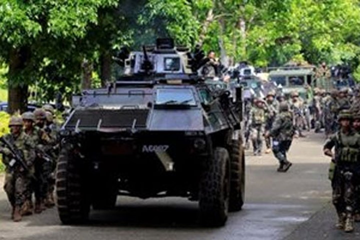 Quân đội Philippines triển khai tại thành phố Marawi


