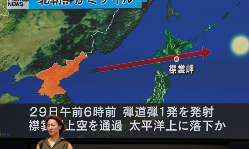 Triều Tiên đã phóng tên lửa bay qua Nhật Bản