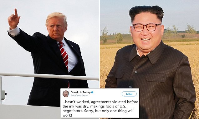 Ông Trump nói về cách đối phó Triều Tiên: “Xin lỗi, chỉ còn một giải pháp hiệu quả“