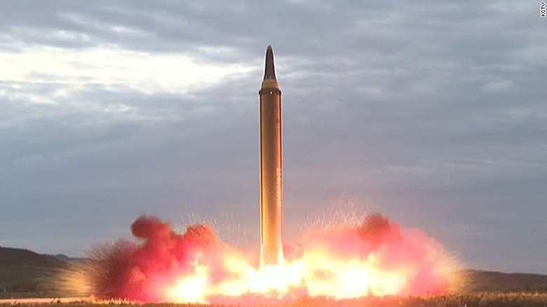 Tên lửa của Triều Tiên (ảnh CNN)