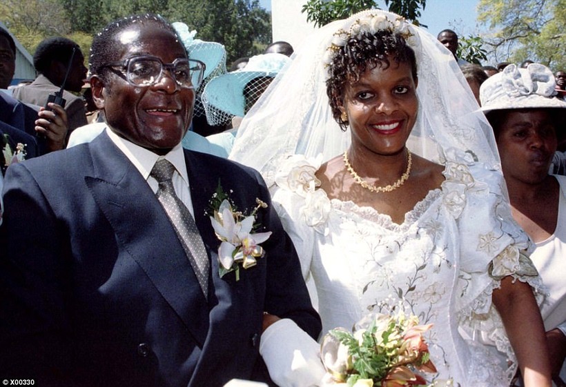Lễ kết hôn của bà Grace với Tổng thống được coi là "Đám cưới thế kỷ" của Zimbabwe 