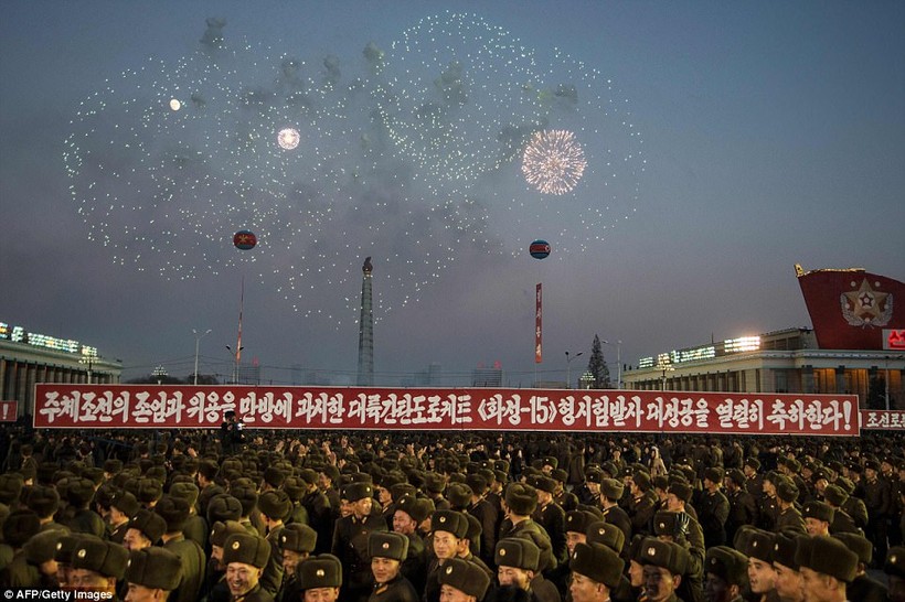 Triều Tiên bắn pháo hoa mừng trở thành nước hạt nhân
