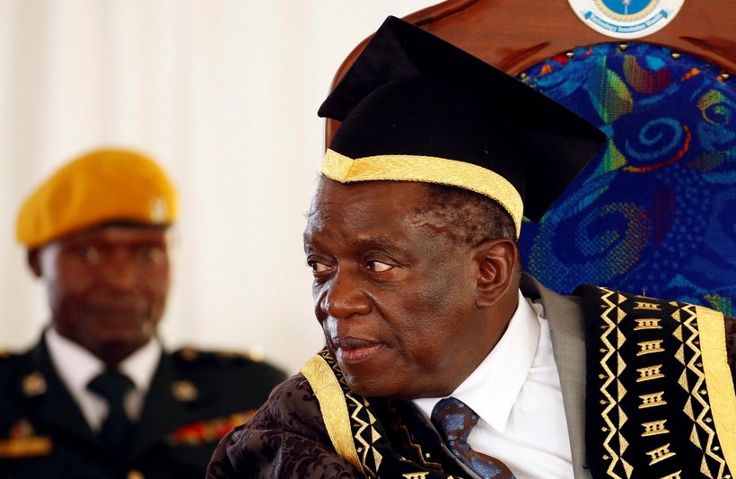 Tổng thống mới của Zimbabwe Emmerson Mnangagwa 