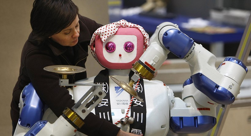 Một chú robot do Nhật Bản sản xuất