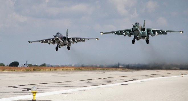 Máy bay Su-25 của Nga