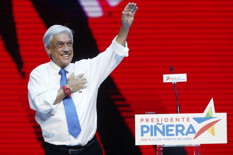 Ông Sebastian Pinera tái đắc cử Tổng thống Chile