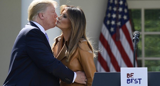 Vợ chồng Tổng thống Donald Trump