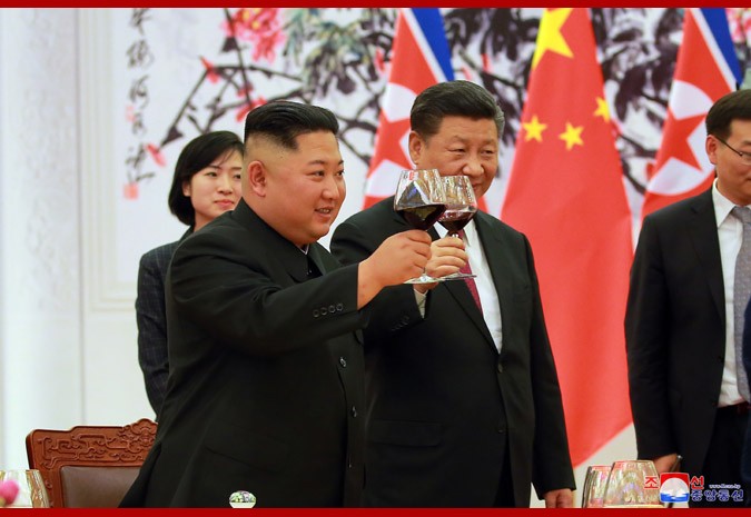 Triều Tiên công bố hình ảnh Trung Quốc đón ông Kim Jong-un với nghi thức trọng thể