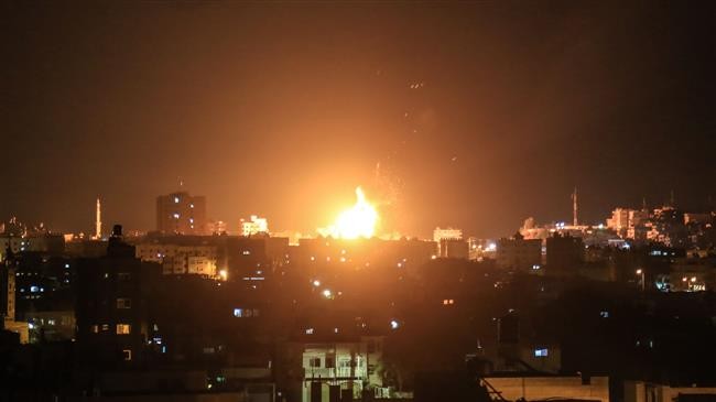 Một vụ nổ ở Gaza sau đợt không kích của Israel vào sáng nay 20/6