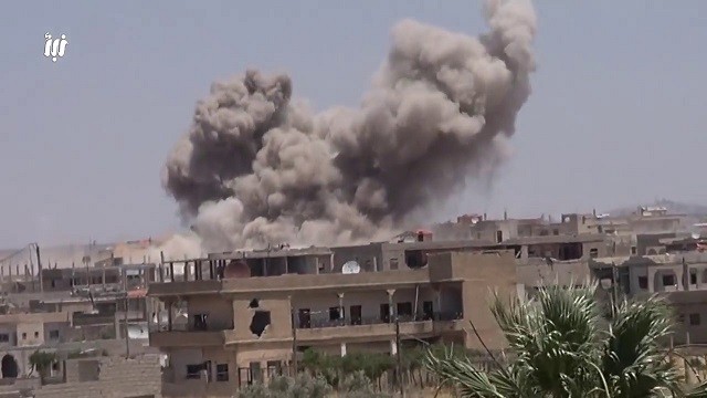 Chiến đấu cơ Nga không kích ở Syria