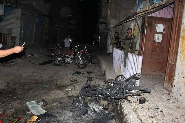 Hiện trường vụ tấn công ở Al-Hasakah, Syria 